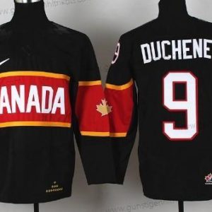 Nike Kinder 2014 Olympics Kanada #9 Matt Duchene Trikots – Schwarz