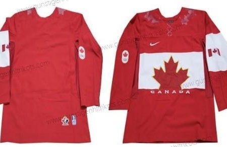 Nike Kinder 2014 Olympics Kanada Leer Trikots – Rot