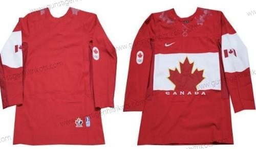 Nike Kinder 2014 Olympics Kanada Leer Trikots – Rot