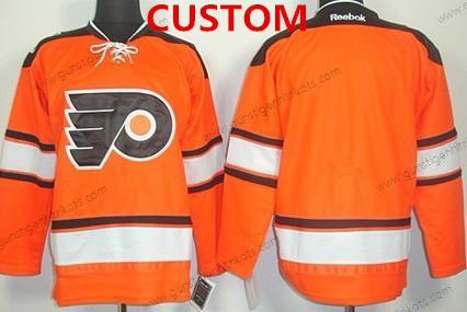 Philadelphia Flyers Personalisiertes Leer 2012 Winter Klassisch Trikots – Orange