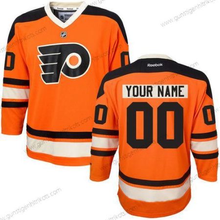 Philadelphia Flyers Personalisiertes ersatzweise Strickerei NHL Reebok Hockey Trikots – Orange