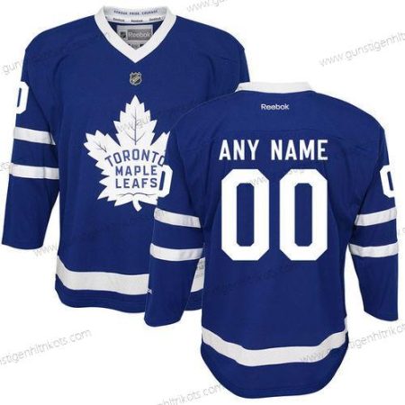 Toronto Maple Leafs Personalisiertes Royal Heimtrikots Strickerei NHL 2016-17 Reebok Hockey Trikots – Blau